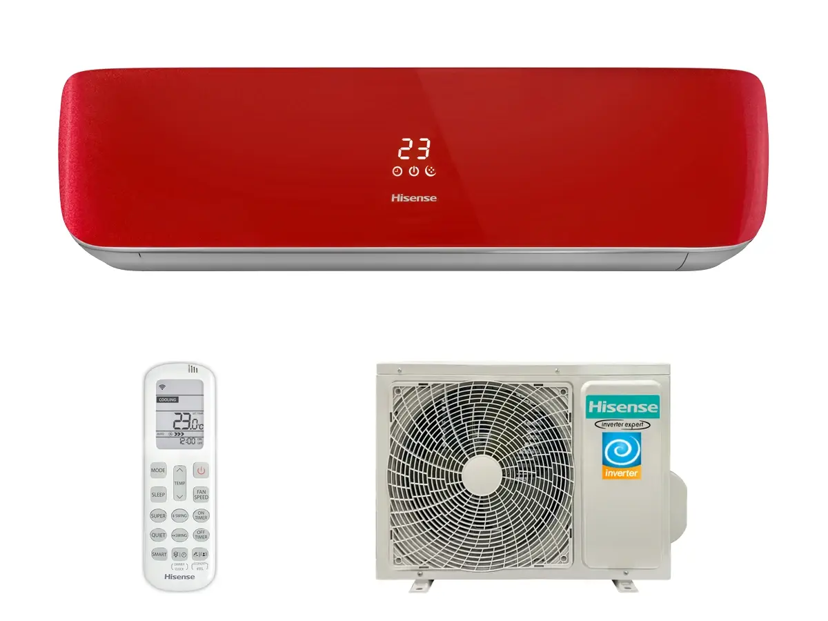 Инверторная сплит-система серии RED CRYSTAL Super DC Inverter AS-10UW4RVETG00(R) (комплект)