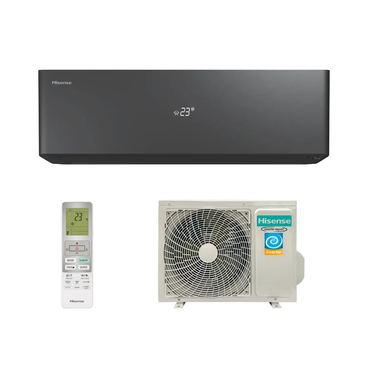 Инверторная сплит-система серии VISION PRO CARBON SUPERIOR DC Inverter AS-10UW4RXVQH00A(B) (комплект)