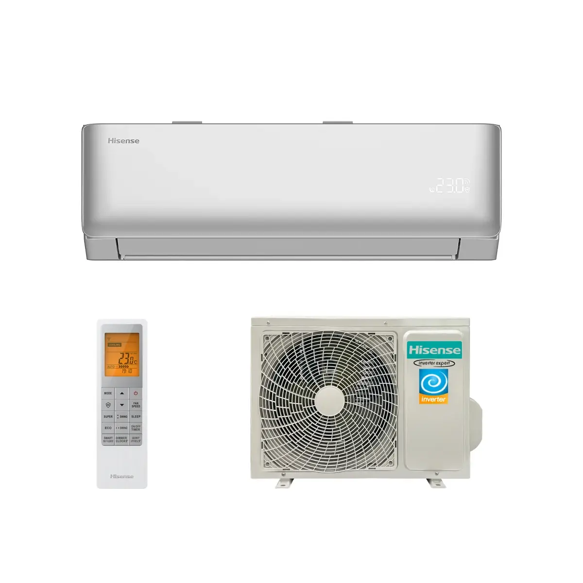 Инверторная сплит-система серии VIBE PRO SILVER EU DC Inverter AS-13UW4RLCHD00(S)
