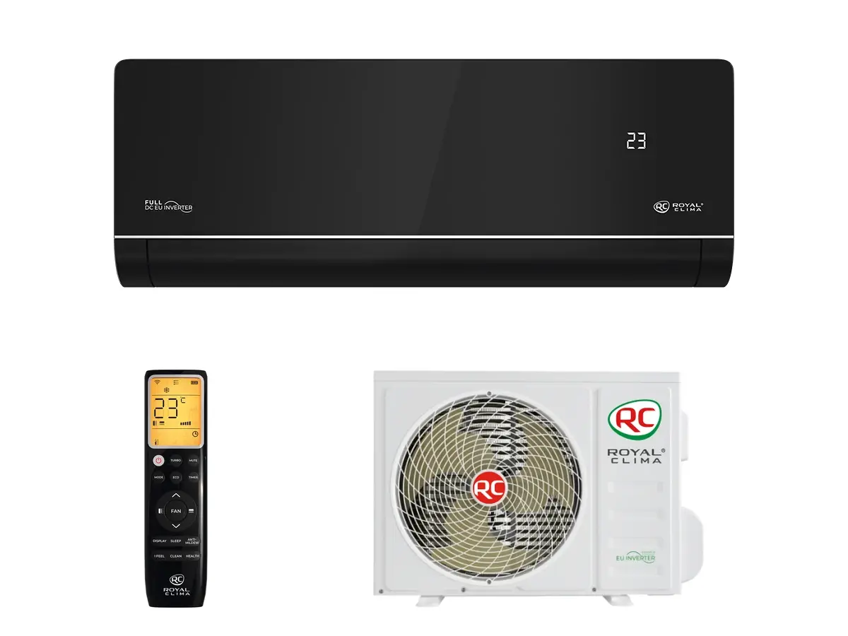 Инверторная сплит-система серии ROYAL SUPREMO NERO FULL DC EU Inverter RCI-RSN55HN (комплект)