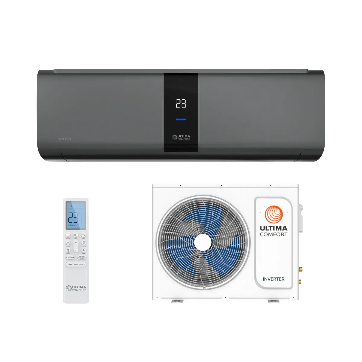 Инверторные сплит-системы серии ELYSIUM NERO Inverter ELN-I12PN